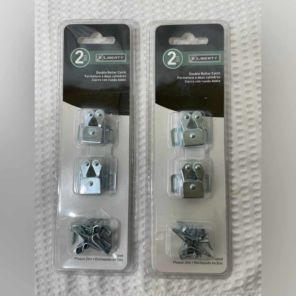 Liberty Cabinet Catch Double Roller Catch New Sealed 2 packs